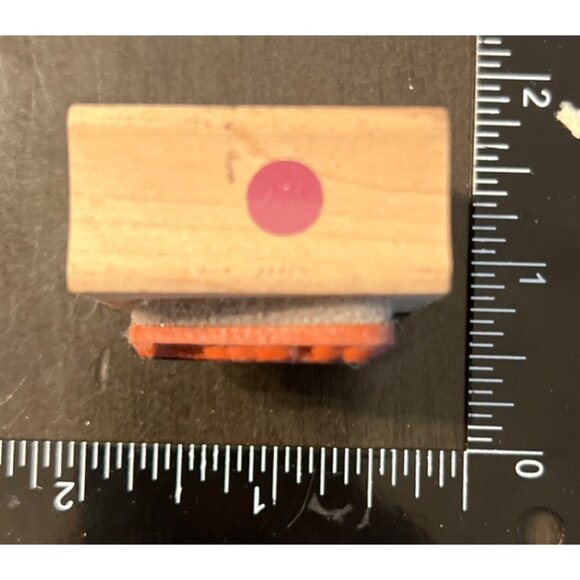 Chick With Flower Stamp Wood mounted  1115-H By Yasuya For Rubber Soul - Picture 3 of 5